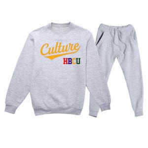 Hbcu Culture Historically Black College And University Premium Crewneck Sweatsuit Set