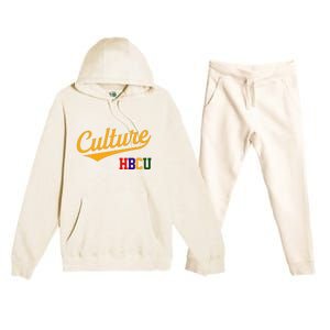 Hbcu Culture Historically Black College And University Premium Hooded Sweatsuit Set