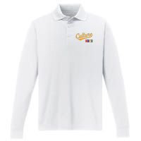 Hbcu Culture Historically Black College And University Performance Long Sleeve Polo