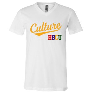 Hbcu Culture Historically Black College And University V-Neck T-Shirt