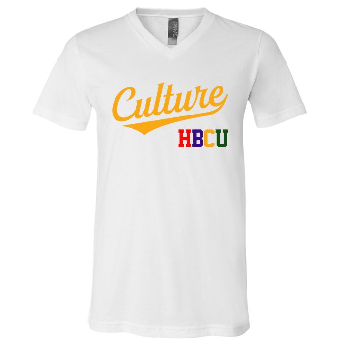 Hbcu Culture Historically Black College And University V-Neck T-Shirt