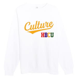 Hbcu Culture Historically Black College And University Premium Crewneck Sweatshirt