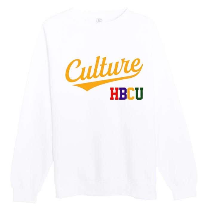 Hbcu Culture Historically Black College And University Premium Crewneck Sweatshirt