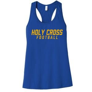 Holy Cross High School Football Team Women's Racerback Tank