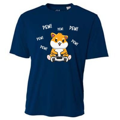 Hamster Cute Cooling Performance Crew T-Shirt