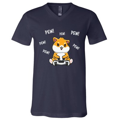 Hamster Cute V-Neck T-Shirt