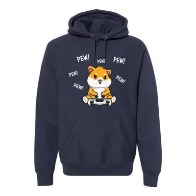 Hamster Cute Premium Hoodie