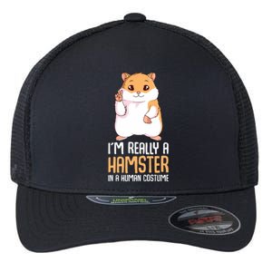 Hamster Costume Hammy Lover Girl Women Flexfit Unipanel Trucker Cap