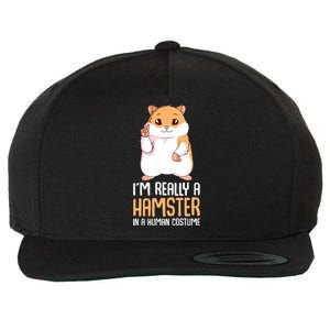 Hamster Costume Hammy Lover Girl Women Wool Snapback Cap