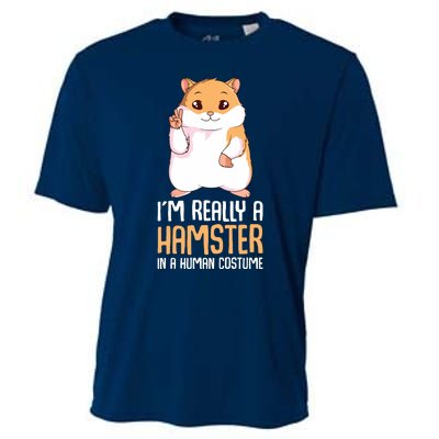 Hamster Costume Hammy Lover Girl Women Cooling Performance Crew T-Shirt