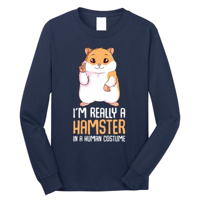 Hamster Costume Hammy Lover Girl Women Long Sleeve Shirt