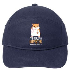 Hamster Costume Hammy Lover Girl Women 7-Panel Snapback Hat