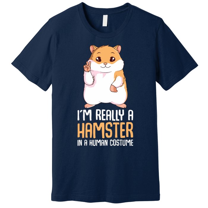 Hamster Costume Hammy Lover Girl Women Premium T-Shirt