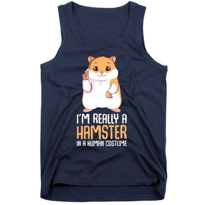 Hamster Costume Hammy Lover Girl Women Tank Top