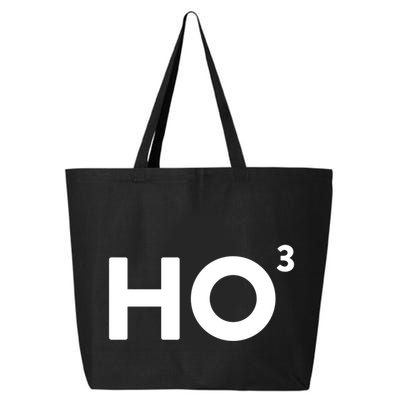 Ho Cubed = Ho Ho Ho Ho 3 Funny And Clever Christmas Cool Gift 25L Jumbo Tote