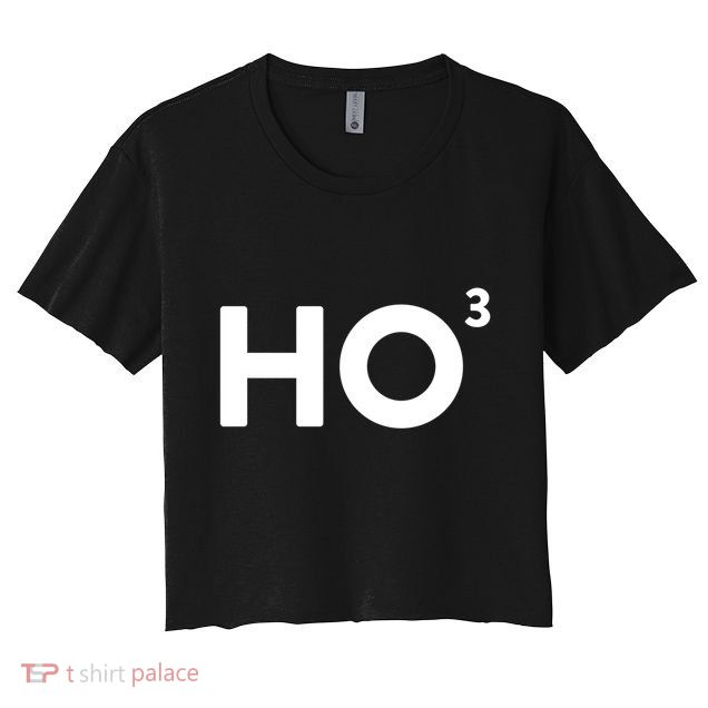 Ho Cubed = Ho Ho Ho Ho 3 Funny And Clever Christmas Cool Gift Crop Top