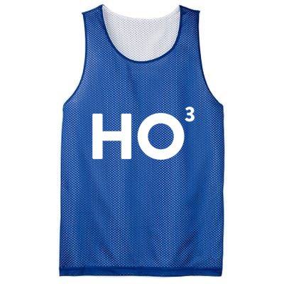 Ho Cubed = Ho Ho Ho Ho 3 Funny And Clever Christmas Cool Gift Mesh Reversible Basketball Jersey Tank