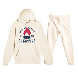 Hipster Campfire Premium Hooded Sweatsuit Set