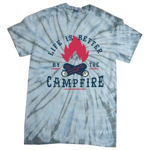 Hipster Campfire Tie-Dye T-Shirt