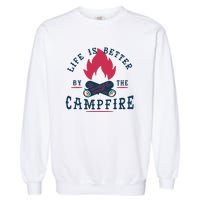 Hipster Campfire Garment-Dyed Sweatshirt