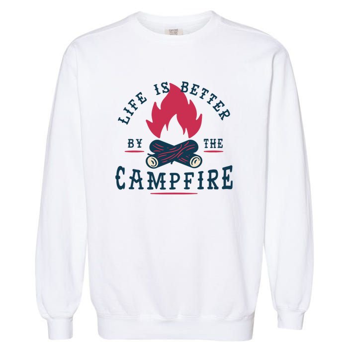 Hipster Campfire Garment-Dyed Sweatshirt