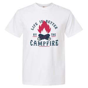 Hipster Campfire Garment-Dyed Heavyweight T-Shirt