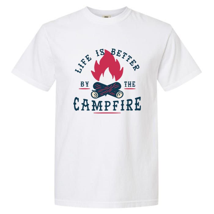 Hipster Campfire Garment-Dyed Heavyweight T-Shirt