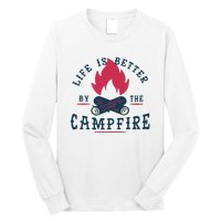 Hipster Campfire Long Sleeve Shirt