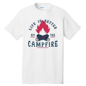 Hipster Campfire Tall T-Shirt