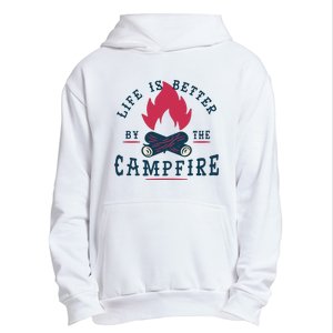 Hipster Campfire Urban Pullover Hoodie