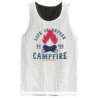 Hipster Campfire Mesh Reversible Basketball Jersey Tank