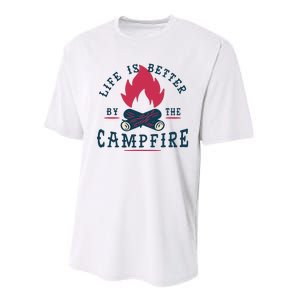 Hipster Campfire Performance Sprint T-Shirt