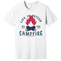 Hipster Campfire Premium T-Shirt