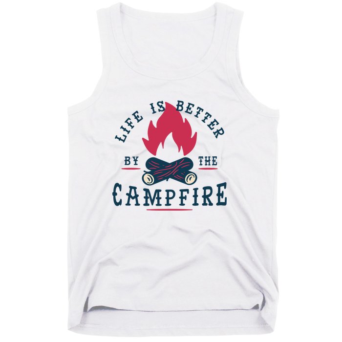 Hipster Campfire Tank Top