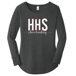 HHS cheerleading Women's Perfect Tri Tunic Long Sleeve Shirt