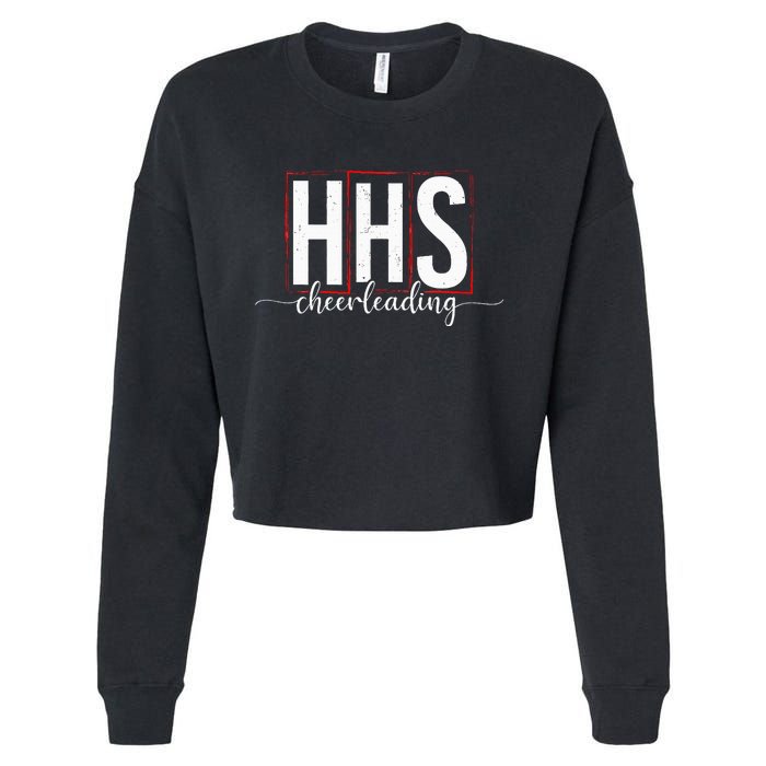 HHS cheerleading Cropped Pullover Crew