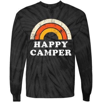 Happy Camper Tie-Dye Long Sleeve Shirt