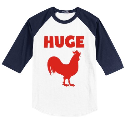 Huge Cock Baseball Sleeve Shirt