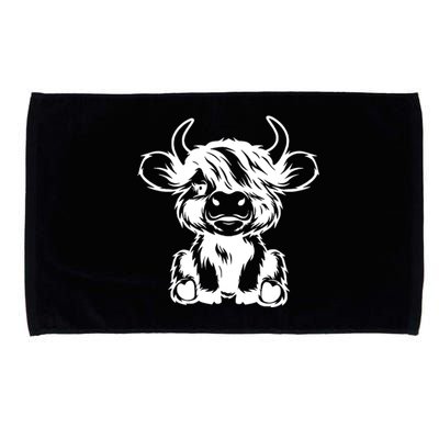 Highland Cow Microfiber Hand Towel