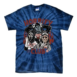 Horrify Club Halloween Characters Funny Horror Characters Tie-Dye T-Shirt