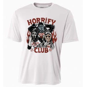 Horrify Club Halloween Characters Funny Horror Characters Cooling Performance Crew T-Shirt