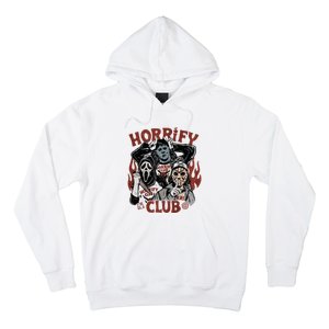 Horrify Club Halloween Characters Funny Horror Characters Hoodie