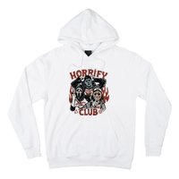 Horrify Club Halloween Characters Funny Horror Characters Hoodie