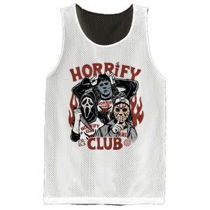 Horrify Club Halloween Characters Funny Horror Characters Mesh Reversible Basketball Jersey Tank