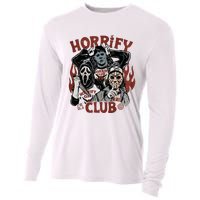 Horrify Club Halloween Characters Funny Horror Characters Cooling Performance Long Sleeve Crew