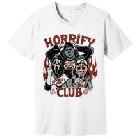 Horrify Club Halloween Characters Funny Horror Characters Premium T-Shirt