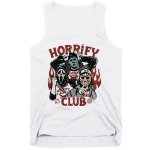 Horrify Club Halloween Characters Funny Horror Characters Tank Top