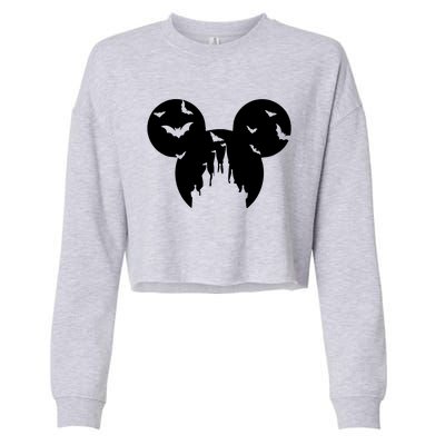 HALLOWEEN CASTLE Cropped Pullover Crew