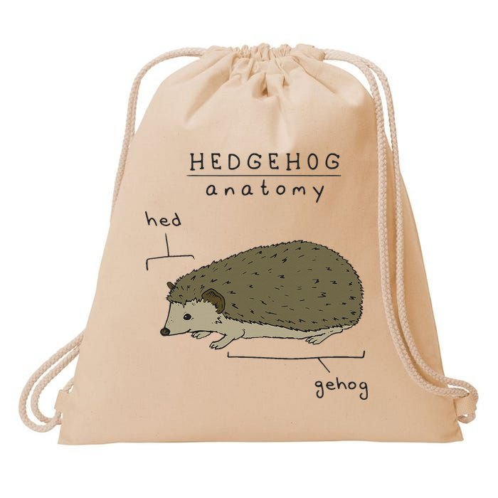 Hedgehog cute Hedgehogs Drawstring Bag
