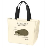 Hedgehog cute Hedgehogs Zip Tote Bag